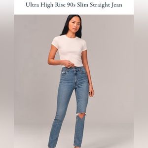 Ultra High Rise 90s Slim Straight Jean